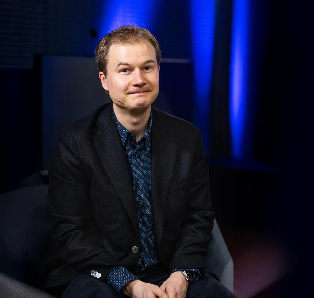 Kirjailija Max Tallbergin muotokuva